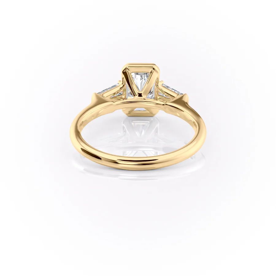 The Parker Set With A 2 Carat Radiant Lab Diamond