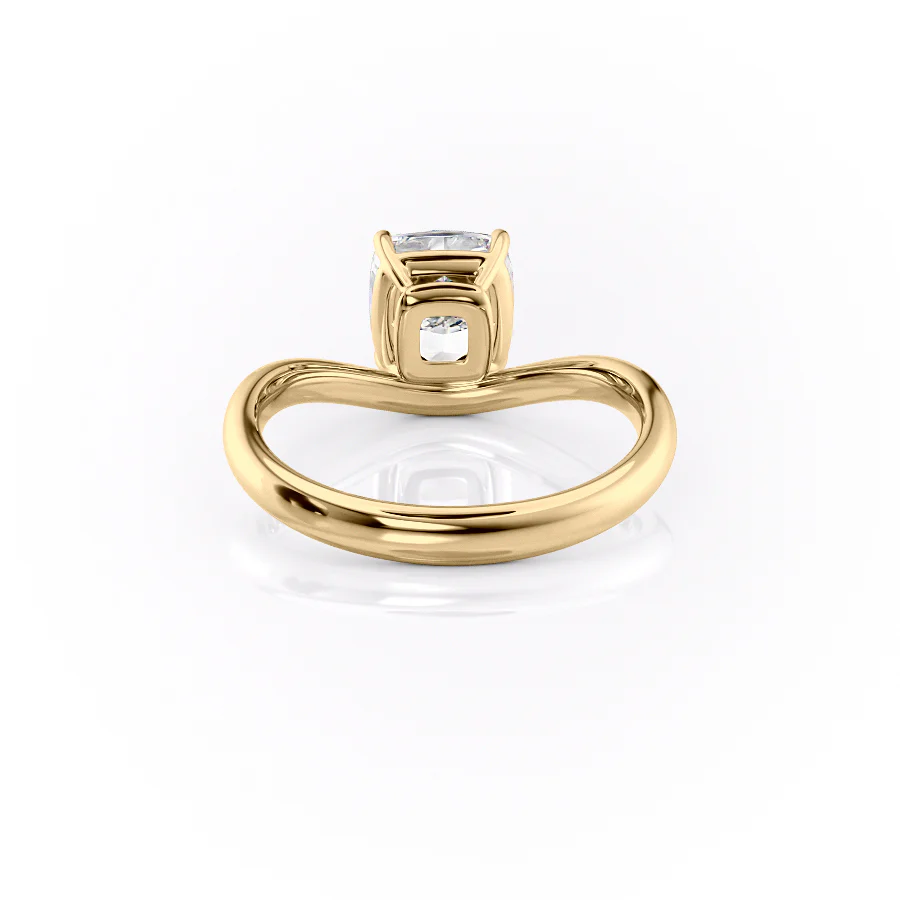 The Berta Set With A 2 Carat Cushion Lab Diamond