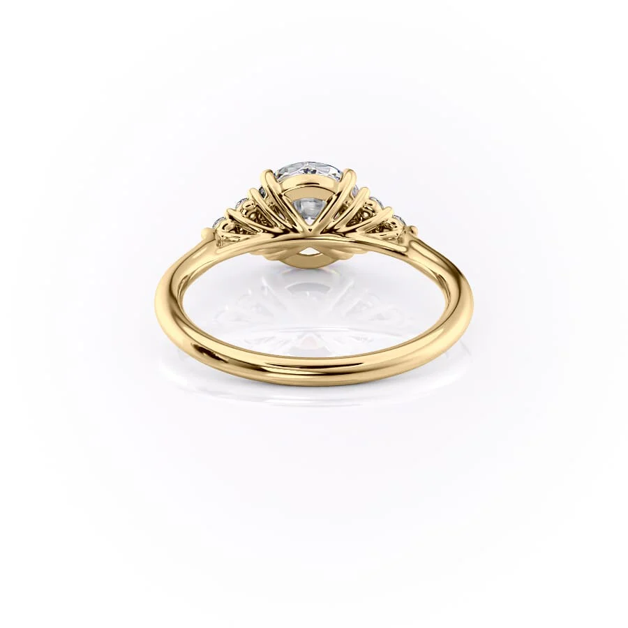 The Scarlett Set With A 2 Carat Round Lab Diamond