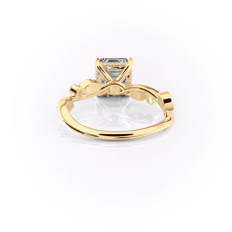 The Robin Set With A 2 Carat Asscher Lab Diamond