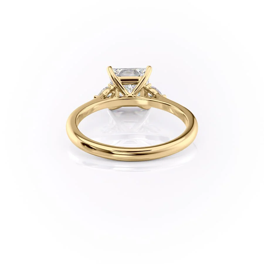 The Pears Liv Set With A 2 Carat Princess Lab Diamond