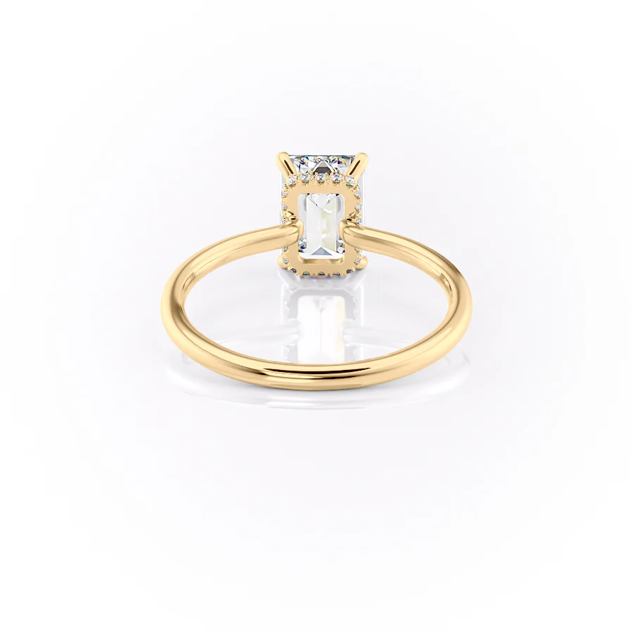 The Aline Set With A 2 Carat Emerald Lab Diamond