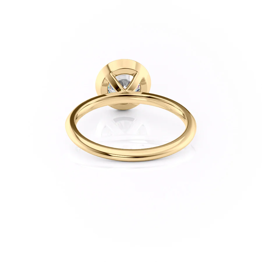 The Razor Bezel Kamellie Set With A 2 Carat Round Lab Diamond