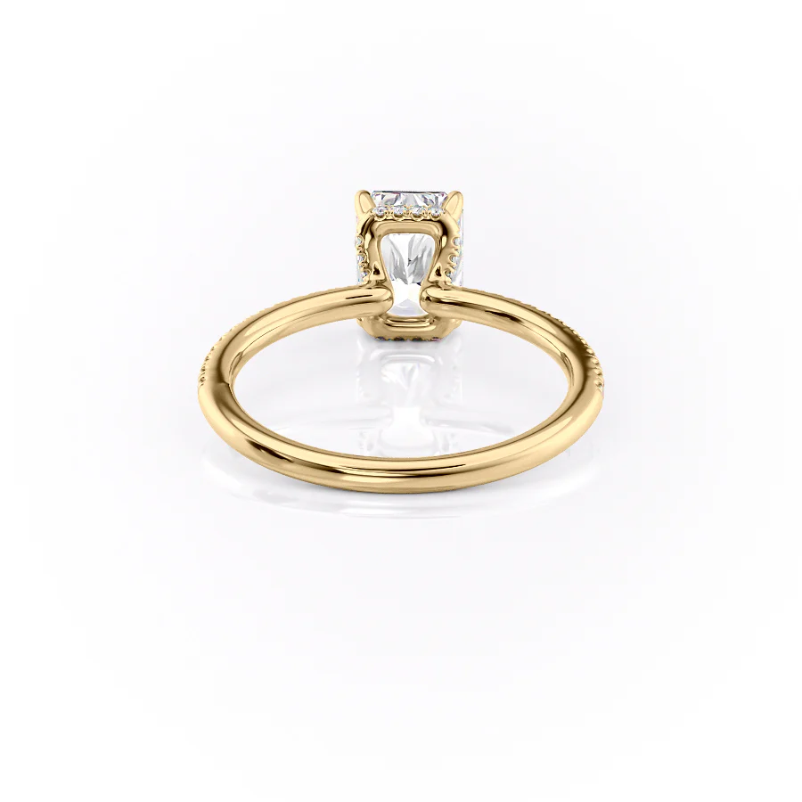 The Pave Margot Set With A 2 Carat Radiant Lab Diamond
