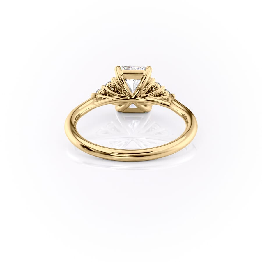 The Scarlett Set With A 2 Carat Radiant Lab Diamond