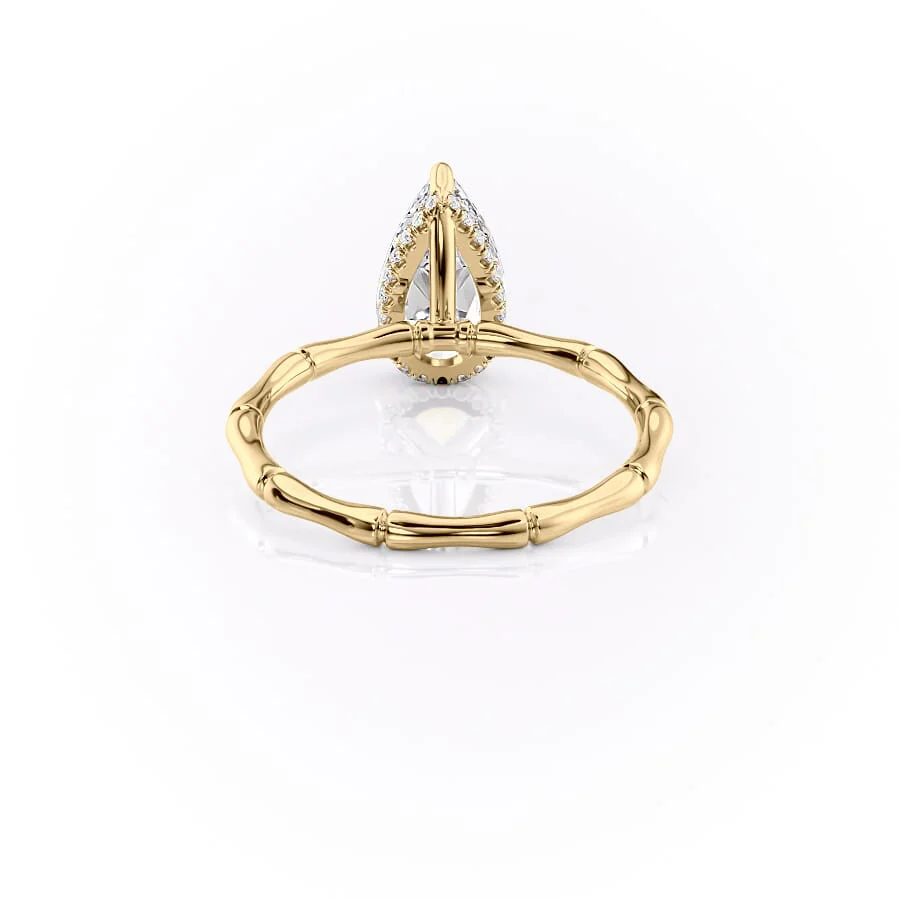 The Eve Set With A 2 Carat Pear Lab Diamond
