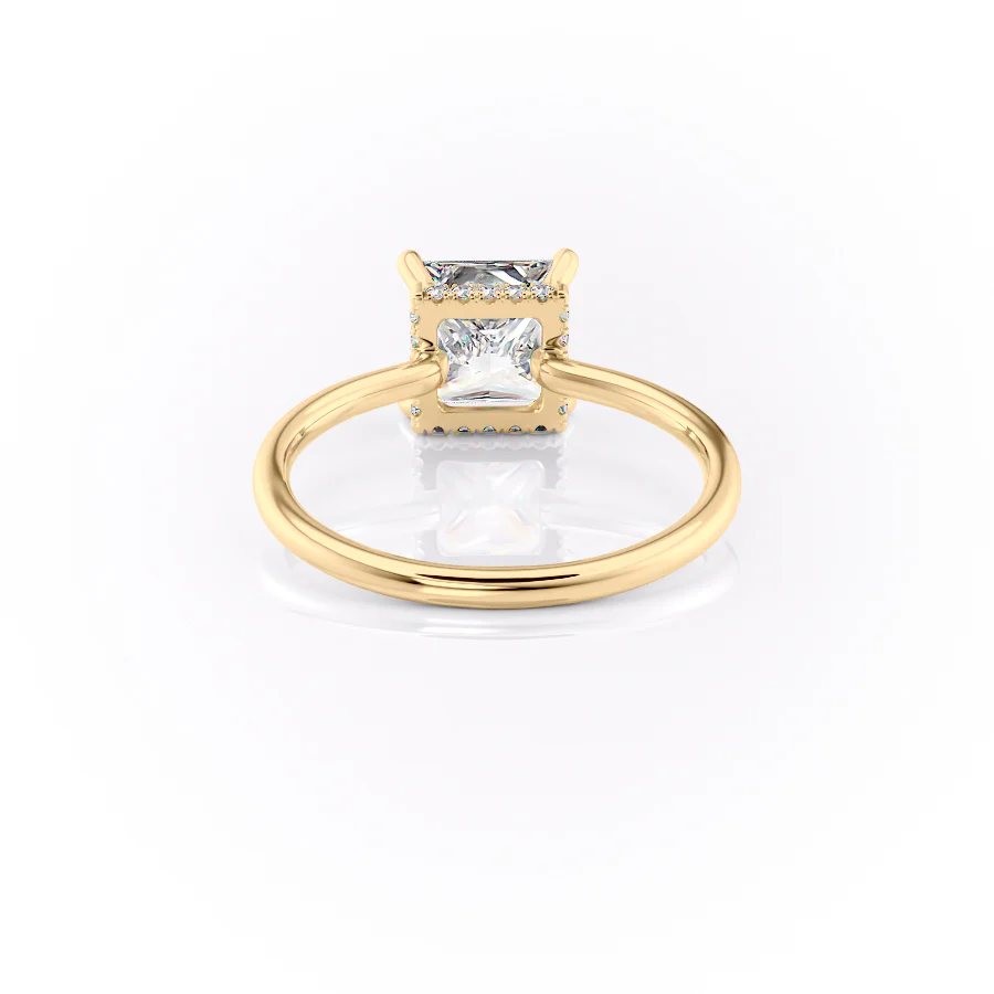 The Aline Set With A 2 Carat Princess Lab Diamond