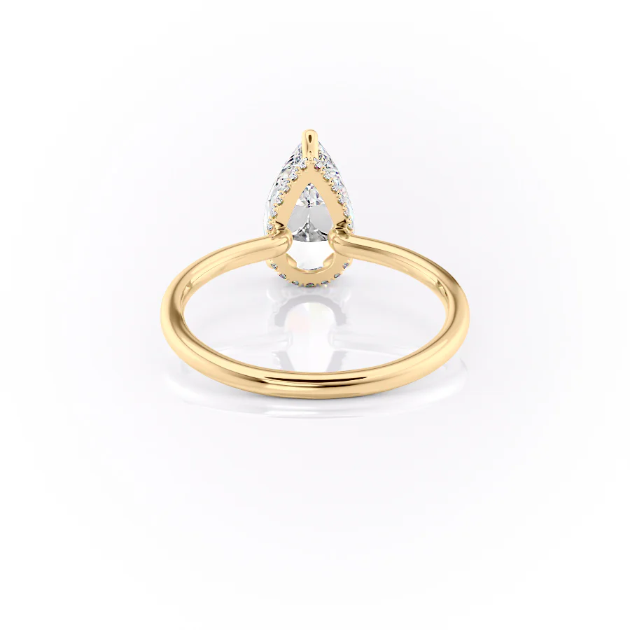 The Aline Set With A 2 Carat Pear Lab Diamond