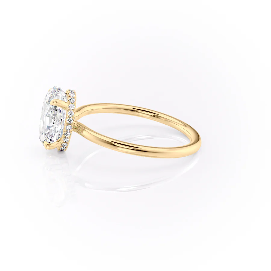 The Aline Set With A 2 Carat Oval Lab Diamond