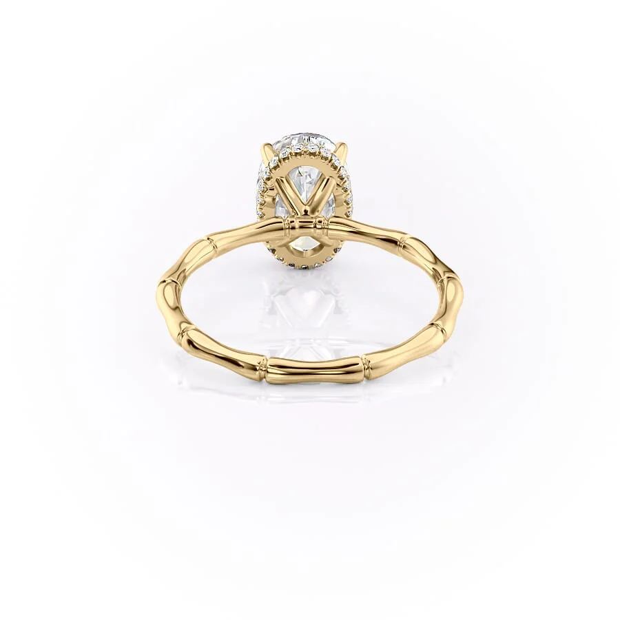 The Eve Set With A 2 Carat Oval Lab Diamond