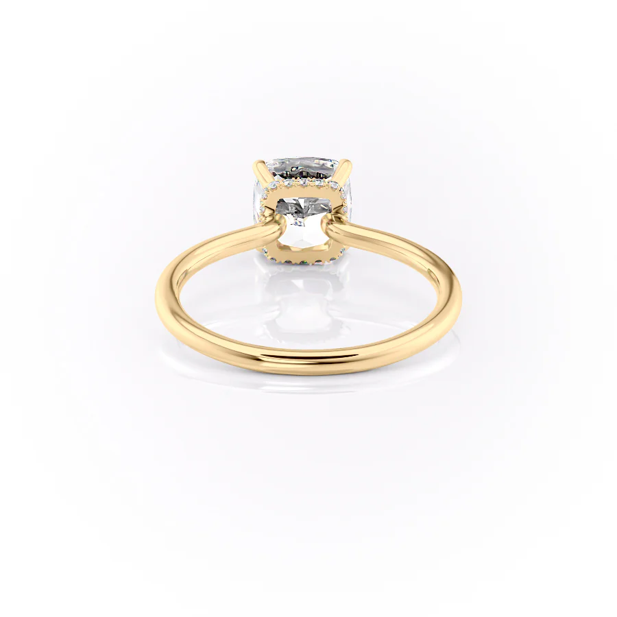 The Aline Set With A 2 Carat Cushion Lab Diamond