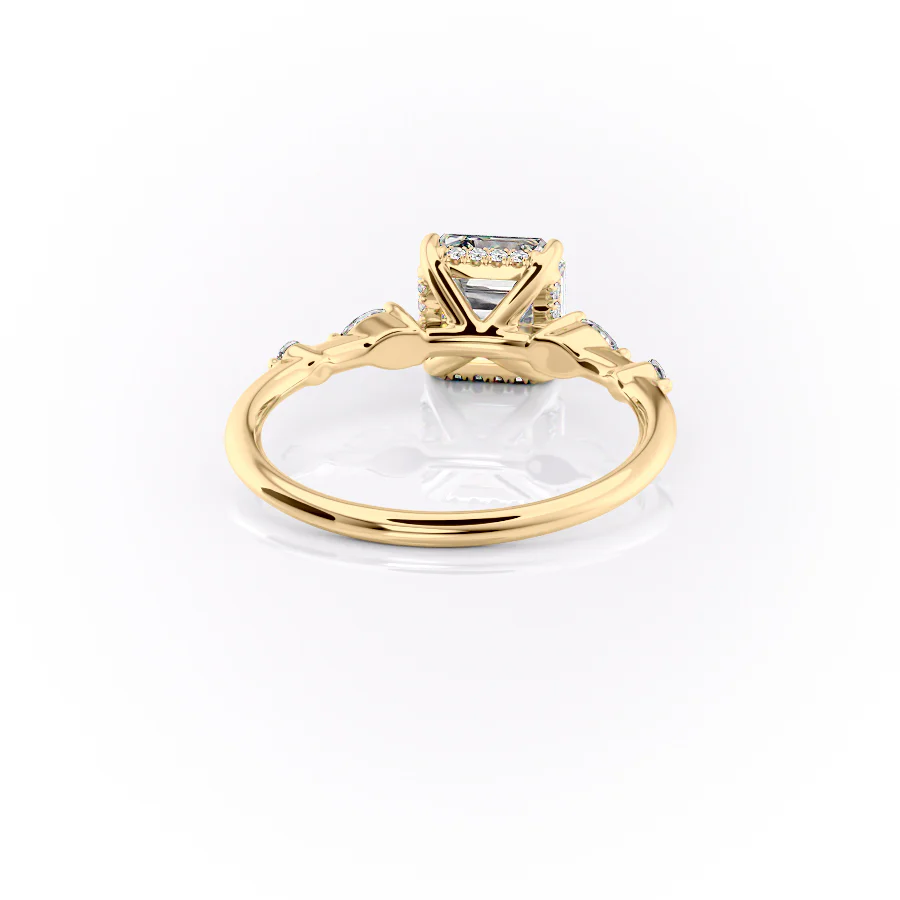 The Naomi Set With A 2 Carat Asscher Lab Diamond