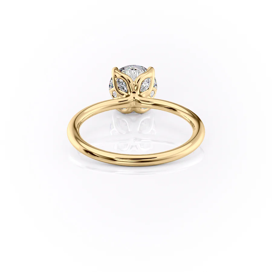 The Lisa Set With A 2 Carat Round Lab Diamond
