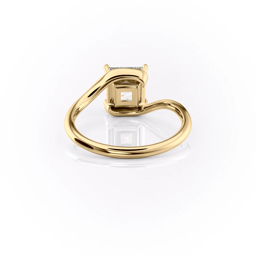 The Skyler Set With A 2 Carat Princess Lab Diamond