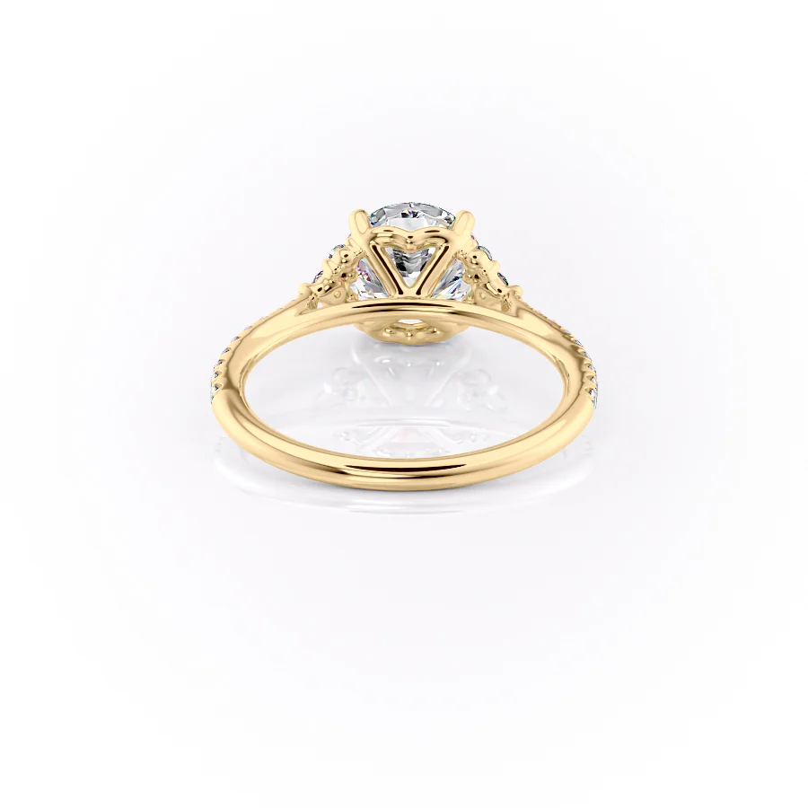 The Pave Victoria Set With A 2 Carat Round Lab Diamond