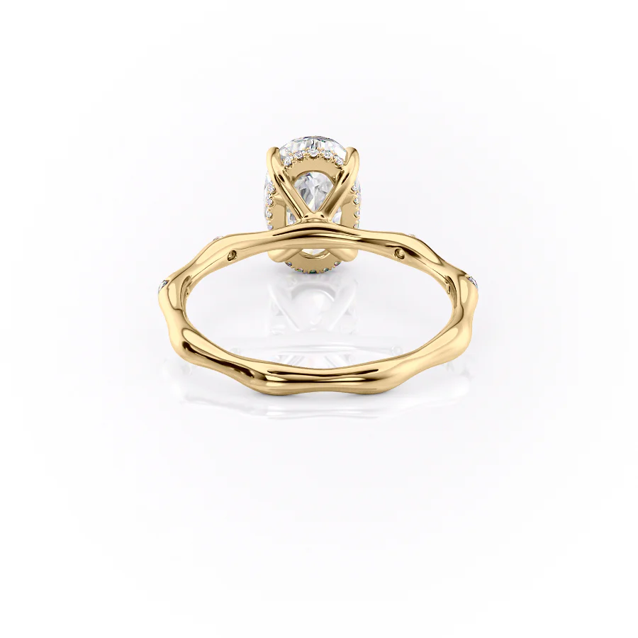The Samantha Set With A 2 Carat Oval Lab Diamond