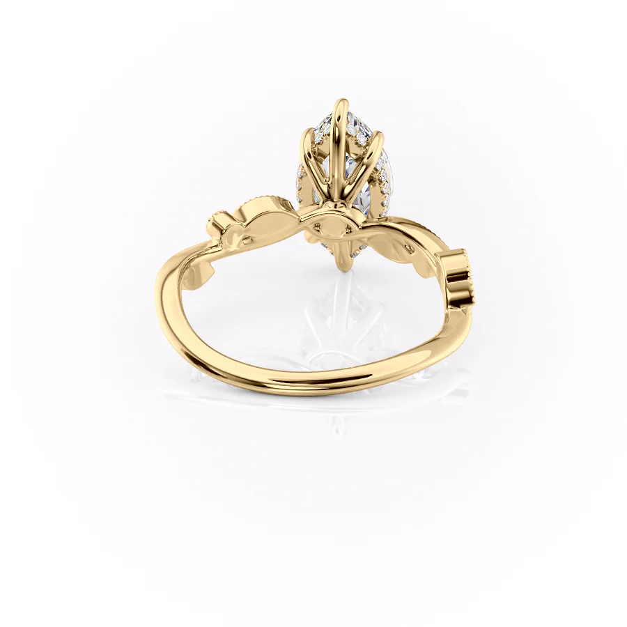 The Robin Set With A 2 Carat Marquise Lab Diamond