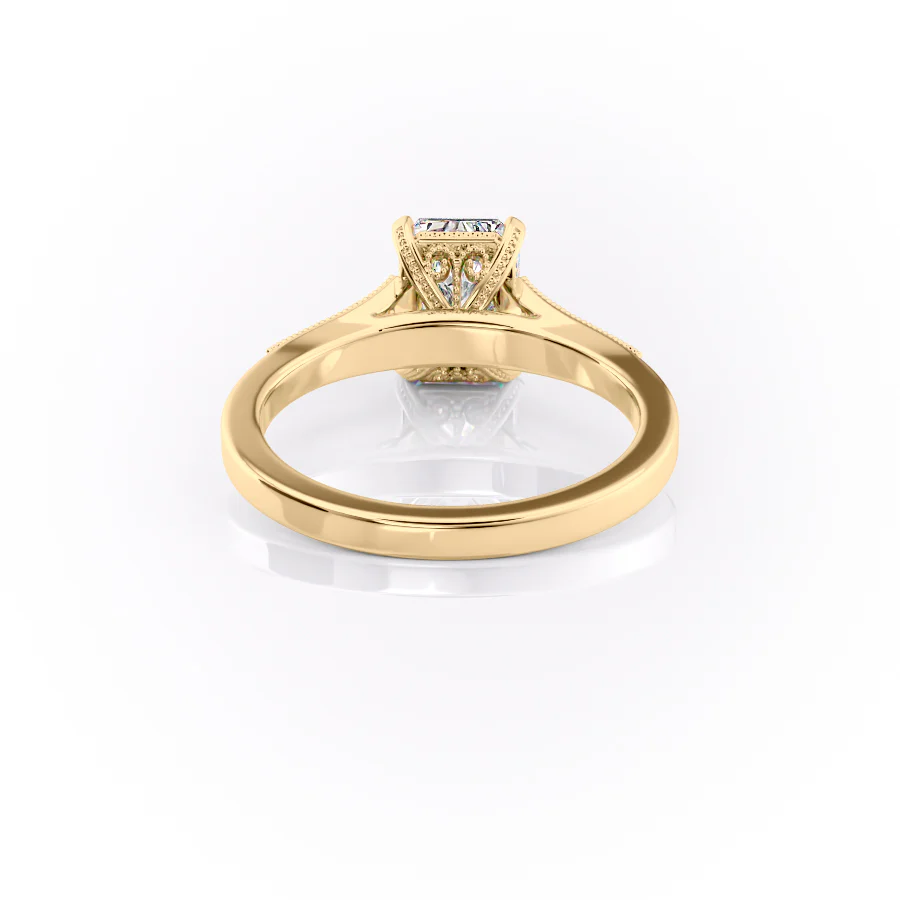 The Dianne Set With A 2.5 Carat Radiant Lab Diamond