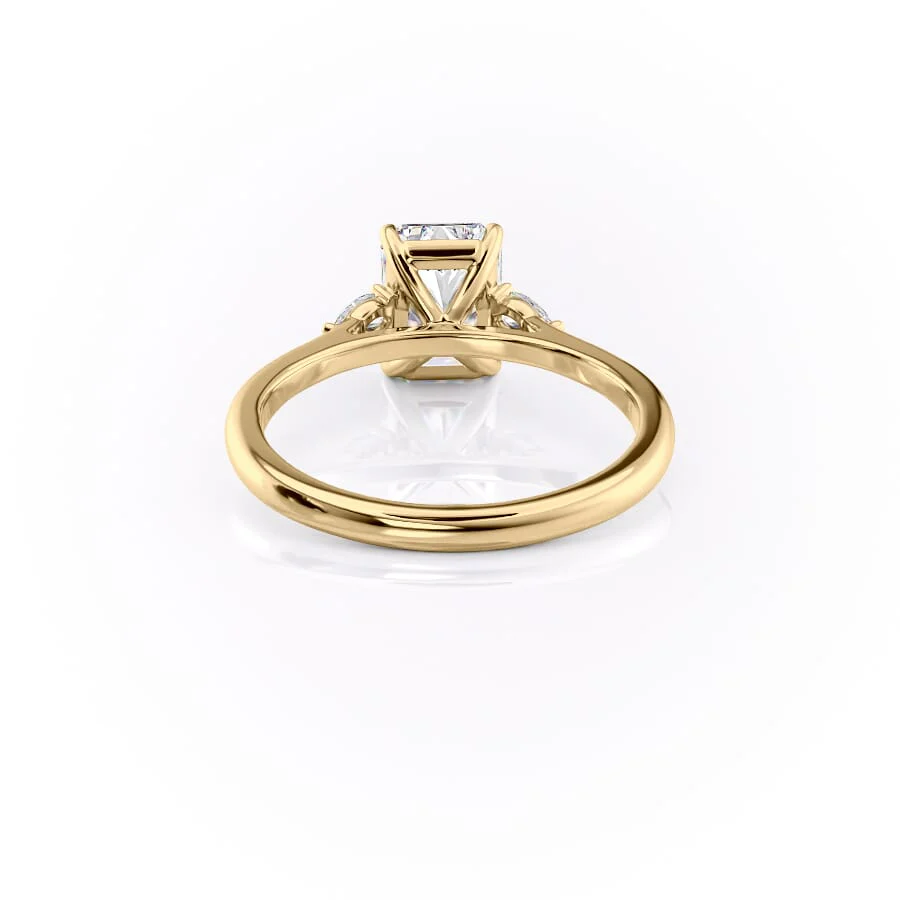 The Pears Liv Set With A 2 Carat Radiant Lab Diamond
