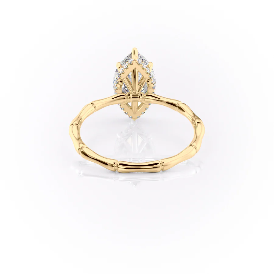 The Eve Set With A 2 Carat Marquise Lab Diamond