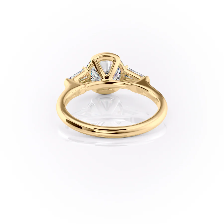The Parker Set With A 2 Carat Round Lab Diamond