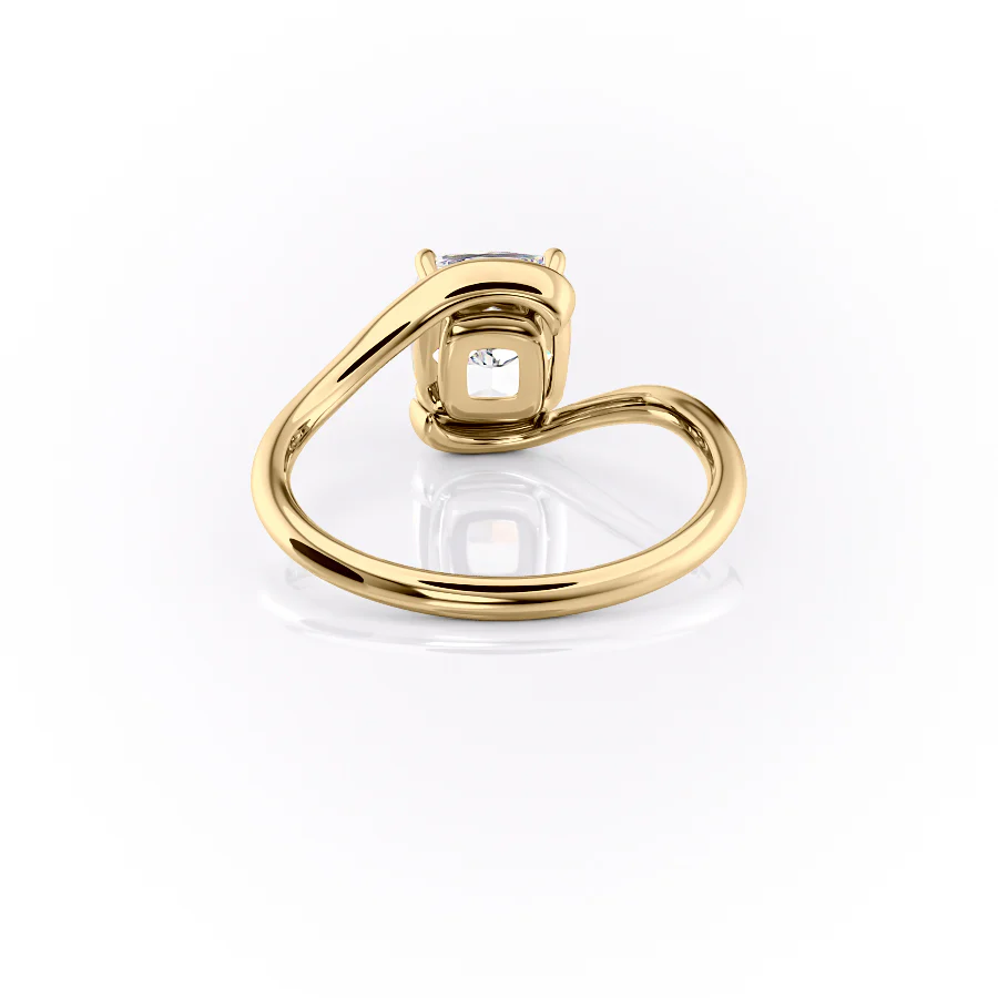 The Skyler Set With A 2 Carat Cushion Lab Diamond