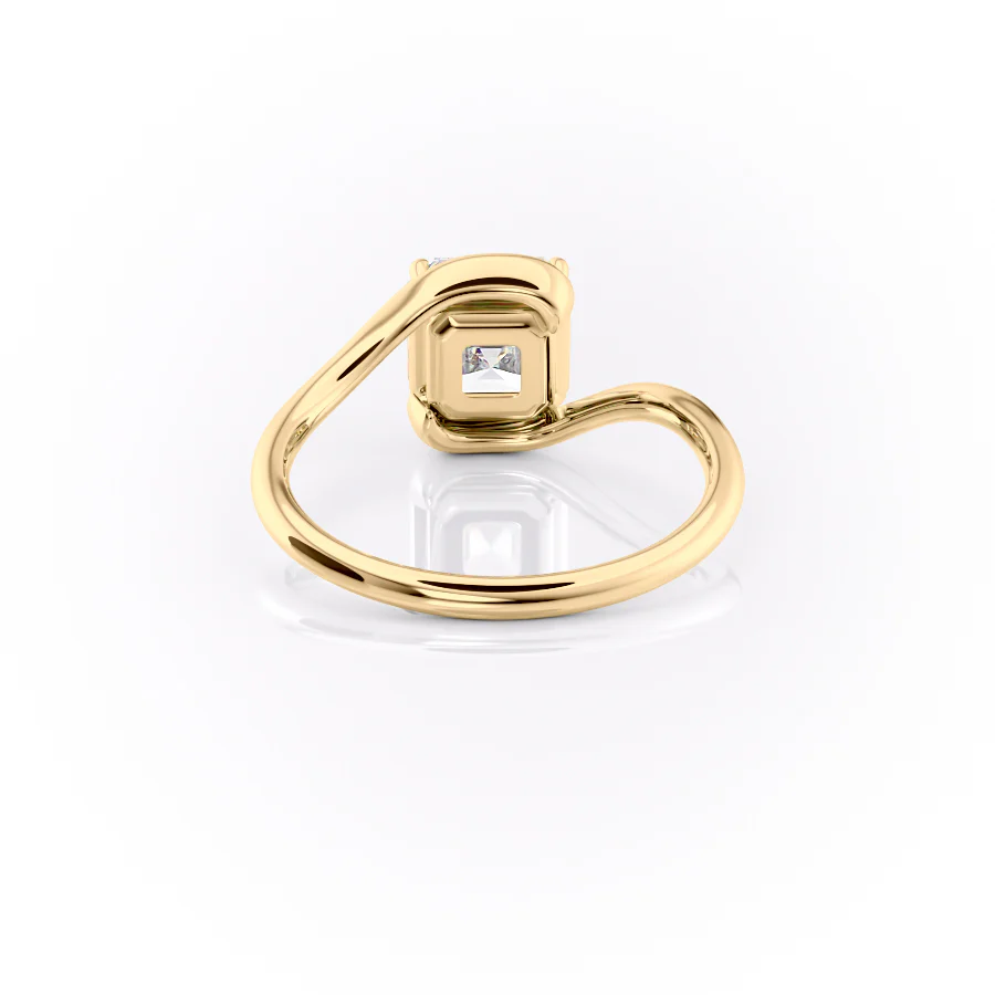 The Skyler Set With A 2 Carat Asscher Lab Diamond