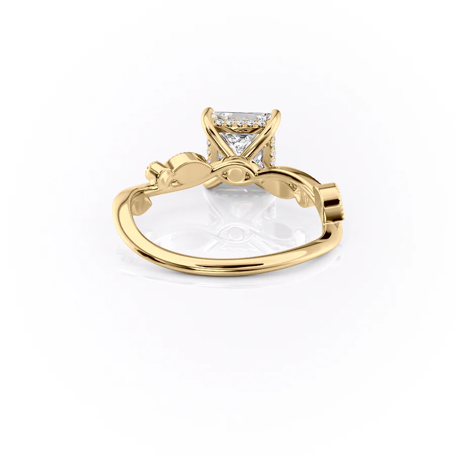 The Robin Set With A 2 Carat Princess Lab Diamond