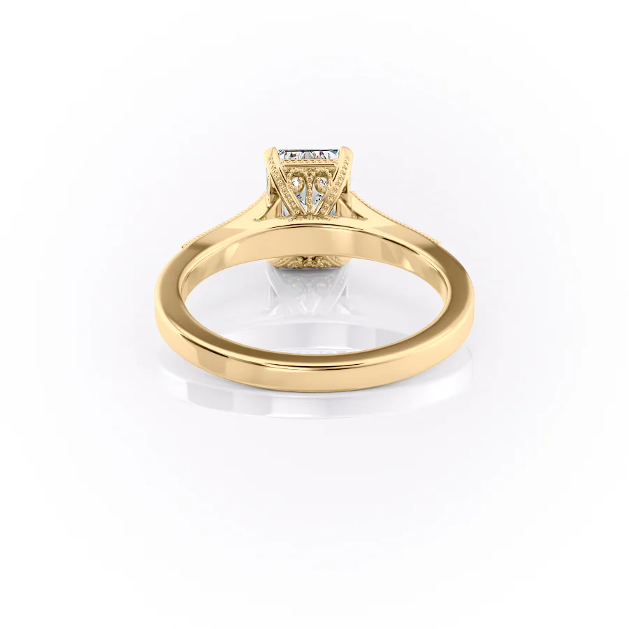 The Dianne Set With A 2.5 Carat Emerald Lab Diamond