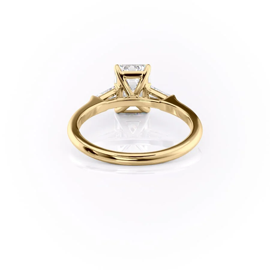 The Liv Set With A 2 Carat Emerald Lab Diamond