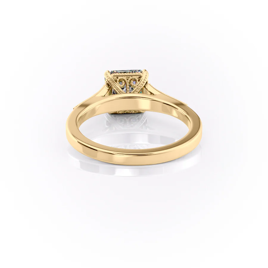 The Dianne Set With A 2.5 Carat Asscher Lab Diamond