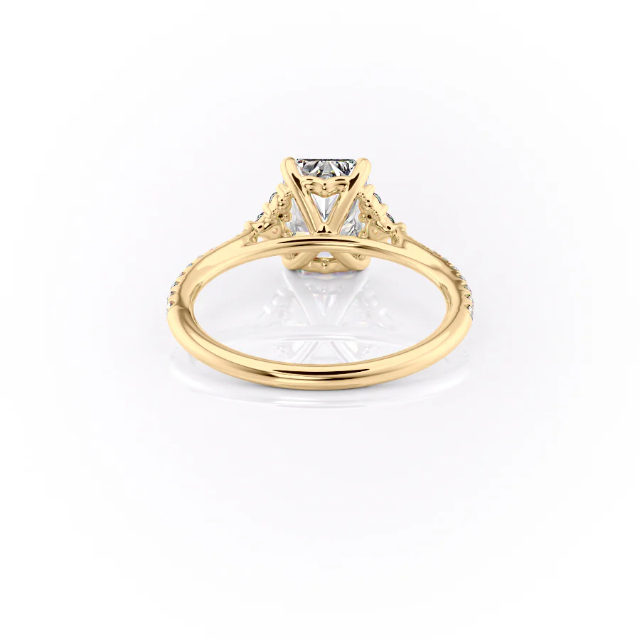 The Pave Victoria Set With A 2 Carat Radiant Lab Diamond