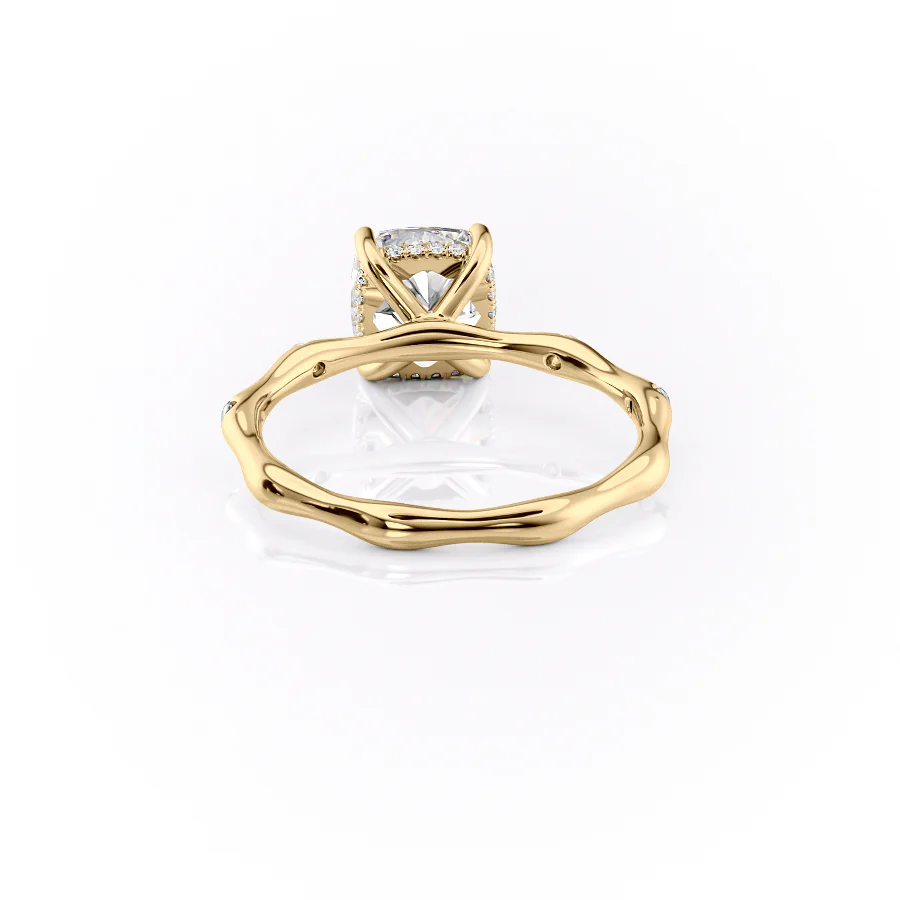 The Samantha Set With A 2 Carat Cushion Lab Diamond