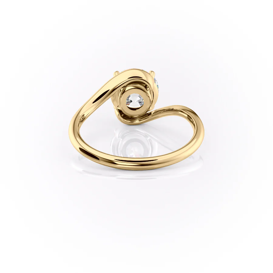 The Skyler Set With A 2 Carat Round Lab Diamond