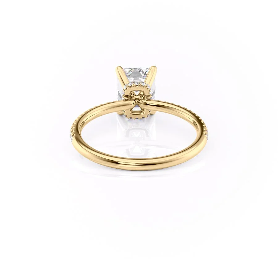 The Pave Nelly Set With A 2 Carat Emerald Lab Diamond