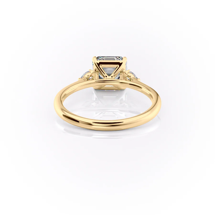 The Pears Liv Set With A 2 Carat Asscher Lab Diamond