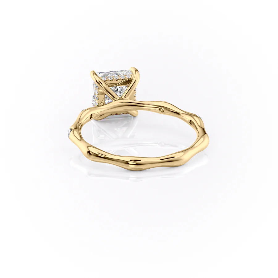 The Samantha Set With A 2 Carat Princess Lab Diamond