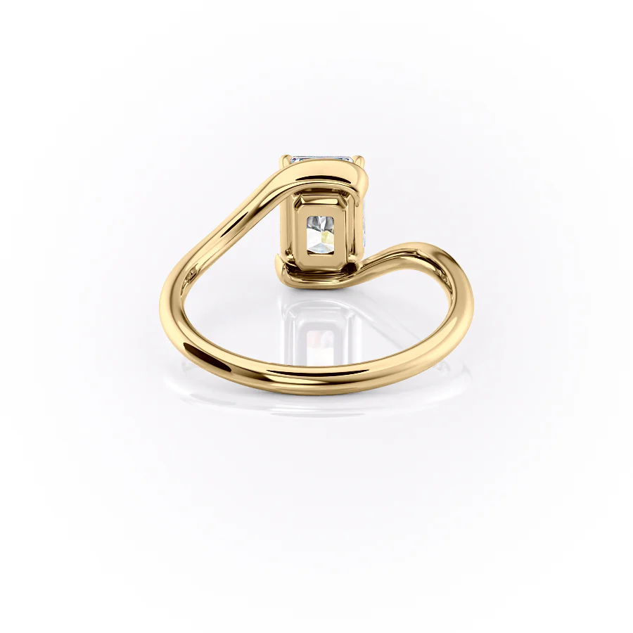 The Skyler Set With A 2 Carat Radiant Lab Diamond