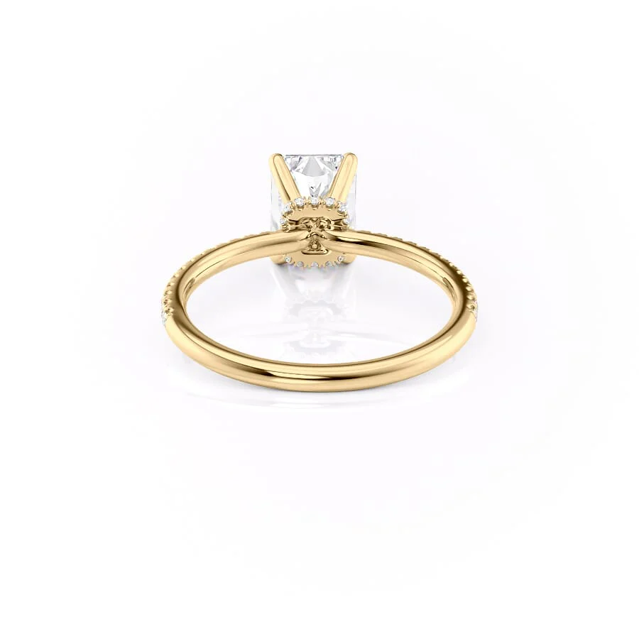 The Pave Nelly Set With A 2 Carat Radiant Lab Diamond