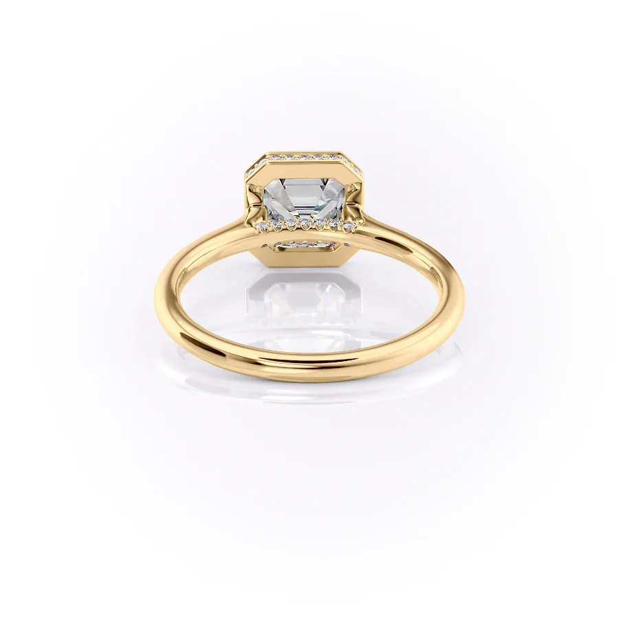 The Charlotte Set With A 2 Carat Asscher Lab Diamond