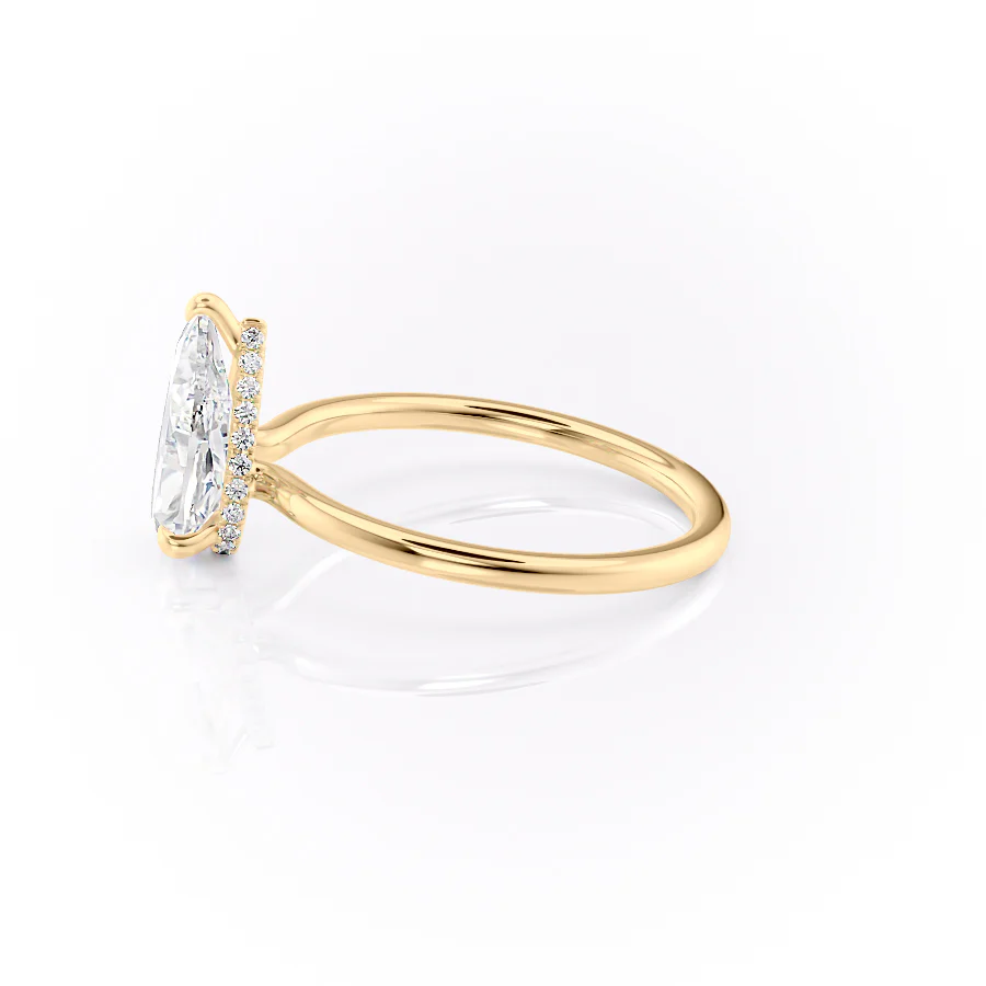 The Aline Set With A 2 Carat Pear Lab Diamond