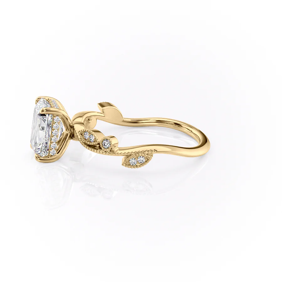 The Robin Set With A 2 Carat Radiant Lab Diamond