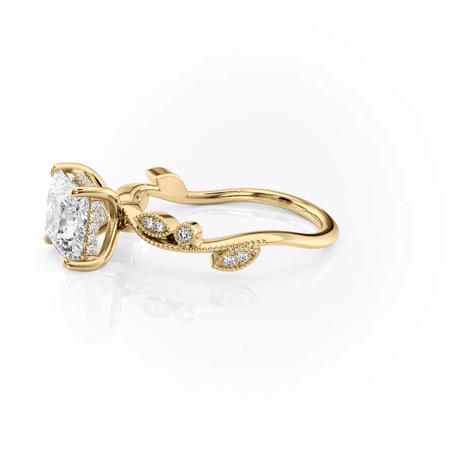 The Robin Set With A 2 Carat Princess Lab Diamond