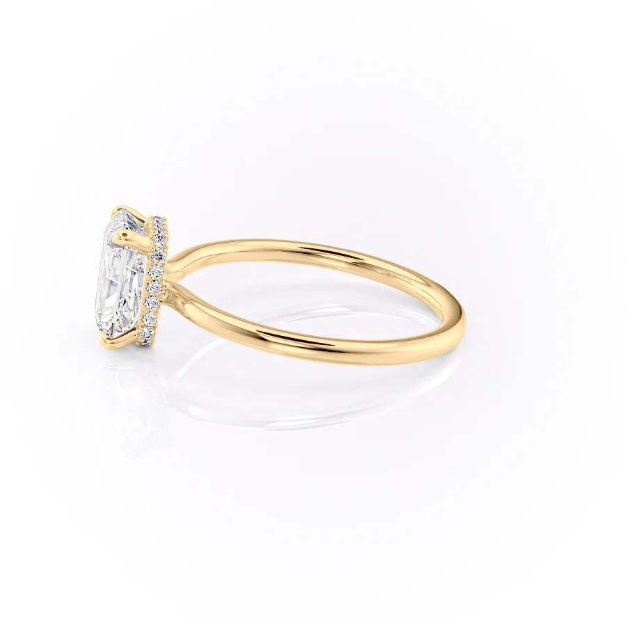 The Aline Set With A 2 Carat Radiant Lab Diamond