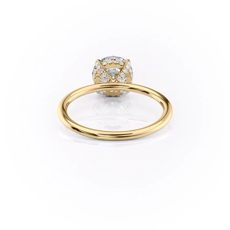 The Crown Kamellie Set With A 2 Carat Round Lab Diamond
