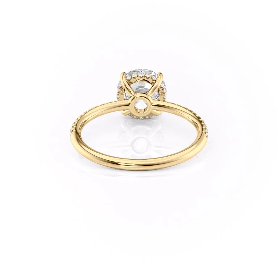The Low Profile Kamellie Set With A 2 Carat Round Lab Diamond