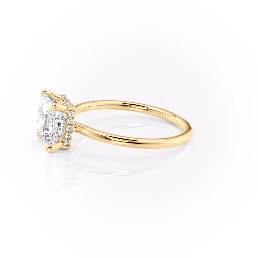 The Aline Set With A 2 Carat Princess Lab Diamond
