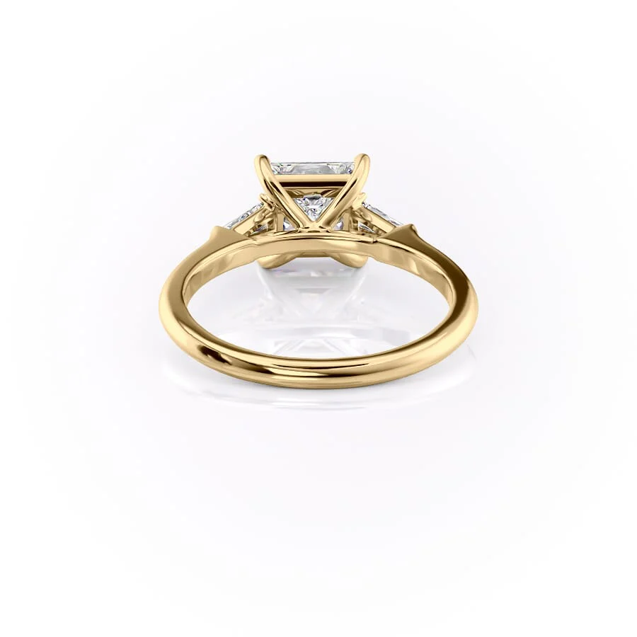 The Liv Set With A 2 Carat Princess Lab Diamond