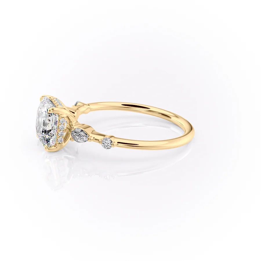 The Naomi Set With A 2 Carat Asscher Lab Diamond