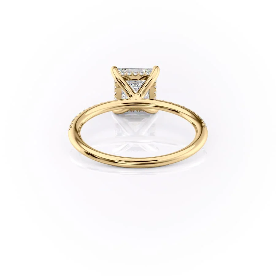 The Pave Kamellie Set With A 2 Carat Marquise Lab Diamond